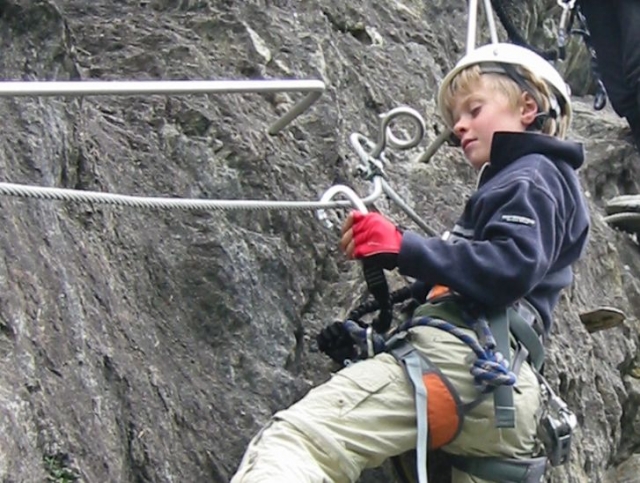  Klettersteig für Kinder mit Führer